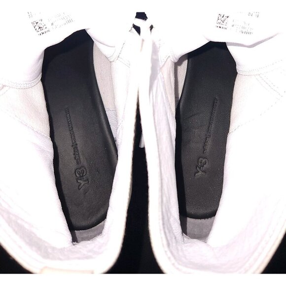 Adidas Y-3 Yuben Mid Sneaker Size 45 1/3 US 11 Mens White EF2654 $269 - Picture 12 of 12
